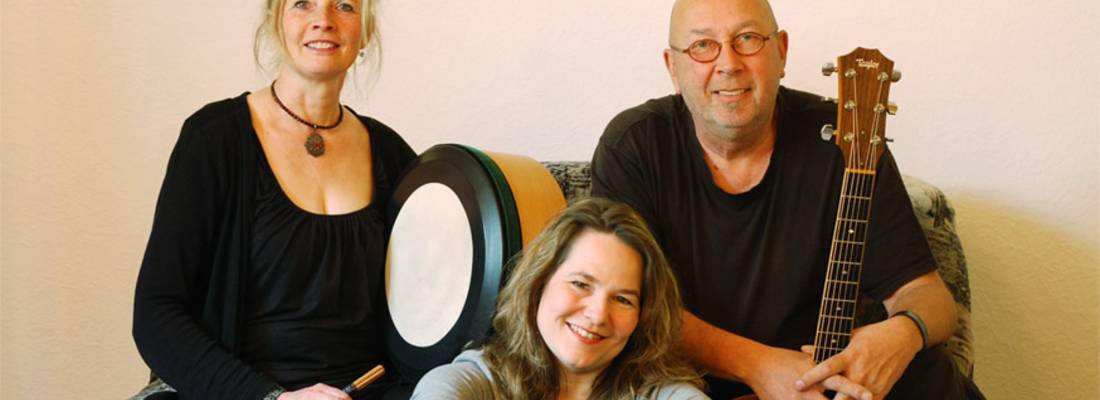 Musikgruppe Songliner: Christine und Wolfgang Eippinger mit Anja Eichler