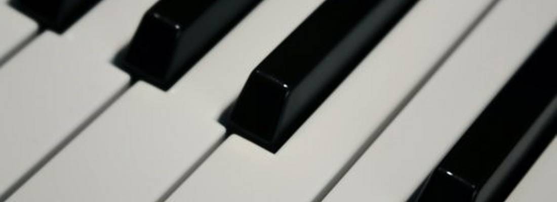 Tastatur eines Klaviers