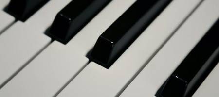 Tastatur eines Klaviers